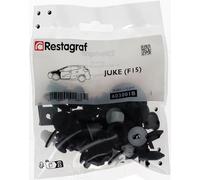 Restagraf - Kit de Fixations pour Aile Avant JUKE I (F15)Toutes Versions (06/2011 à 12/2019) - Kit Complet pour Réparation ou Remplacement - Réf. 603001B