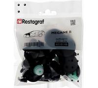 Restagraf - Kit de Fixations pour Aile Avant MEGANE II Toutes Versions sauf Cabriolet (10/2002 à 06/2009) - Kit Complet pour Réparation ou Remplacement - Réf. 601014B