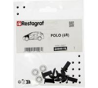 Restagraf - Kit de Fixations pour Aile Avant POLO (6R) Toutes Versions (09/2009 à 09/2017) - Kit Complet pour Réparation ou Remplacement - Réf. 608001B