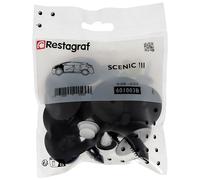 Restagraf - Kit de Fixations pour Aile Avant SCENIC III Toutes Versions (06/2009 à 09/2016) - Kit Complet pour Réparation ou Remplacement - Réf. 601003B