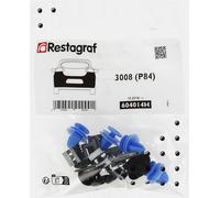 Restagraf - Kit de Fixations pour Bouclier Arrière 3008 (P84) Toutes Versions (10/2016 à Aujourd'hui) - Kit Complet pour Réparation ou Remplacement - Réf. 604014H