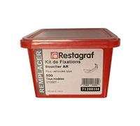 Restagraf - Kit de Fixations pour Bouclier Arrière 500 Phase 1 (07/2007 à 07/2015) - Kit Complet pour Réparation ou Remplacement - Réf. 712001H