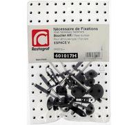 Restagraf - Kit de Fixations pour Bouclier Arrière Espace V Toutes Versions (04/2015 à 03/2023) - Kit Complet pour Réparation ou Remplacement - Réf. 601017H