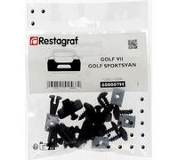 Restagraf - Kit de Fixations pour Bouclier Arrière GOLF VII (11/2012 à 06/2020), SPORTSVAN (03/2014 à 12/2020) - Kit Complet pour Réparation ou Remplacement - Réf. 608007H
