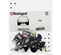 Restagraf - Kit de Fixations pour Bouclier Avant 156 (10/1997 à 07/2003) - Kit Complet pour Réparation ou Remplacement - Réf. 613002D