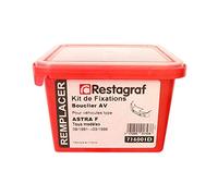 Restagraf - Kit de Fixations pour Bouclier Avant ASTRA F Tous Modèles (09/1991 à 03/1998) - Kit Complet pour Réparation ou Remplacement - Réf. 716001D