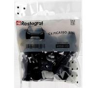 Restagraf - Kit de Fixations pour Bouclier Avant C4 PICASSO (B78) Toutes Versions (06/2013 à 07/2022) - Kit Complet pour Réparation ou Remplacement - Réf. 605011D