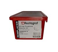 Restagraf - Kit de Fixations pour Bouclier Avant KANGOO II Phase 1 (01/2008 à 02/2013) - Kit Complet pour Réparation ou Remplacement - Réf. 701019D