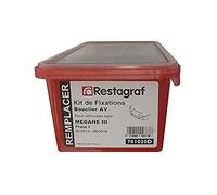 Restagraf - Kit de Fixations pour Bouclier Avant MEGANE III Phase 3 NBI (01/2014 à 05/2016) - Kit Complet pour Réparation ou Remplacement - Réf. 701020D