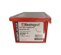 Restagraf - Kit de Fixations pour Bouclier Avant SCENIC III Phase 2-3 (01/2012 à 09/2016) - Kit Complet pour Réparation ou Remplacement - Réf. 701008D