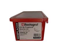 Restagraf - Kit de Fixations pour Bouclier Avant TRAFIC III Tous Modèles (06/2014 à Aujourd'hui) - Réf. 701011D - Boîte de 56 Pièces