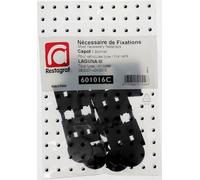 Restagraf - Kit de Fixations pour Capot LAGUNA III Toutes Versions (09/2007 à 04/2015) - Kit Complet pour Réparation ou Remplacement - Réf. 601016C