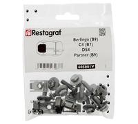 Restagraf - Kit de Fixations pour Carénage Sous Moteur BERLINGO (B9), C4 (B7), DS4, PARTNER (B9) - Réf. 605001V - Sachet de 18 Pièces