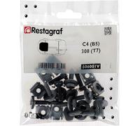 Restagraf - Kit de Fixations pour Carénage Sous Moteur C4 (B5), 308 (T7) - Kit Complet pour Réparation ou Remplacement - Réf. 606001V