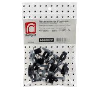 Restagraf - Kit de Fixations pour Bouclier Arrière A3 (8L) Toutes Versions (09/1996 à 06/2003) - Réf. 607000H - Sachet de 20 Pièces