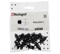 Restagraf - Kit de Fixations pour Carénage Sous Moteur KOLEOS II (04/2016 à 12/2023) - Kit Complet pour Réparation ou Remplacement - Réf. 601001V