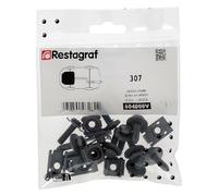 Restagraf - Kit de Fixations pour Carénage Sous Moteur (Version Vissée) 307 (04/2001 à 06/2008) - Réf. 604000V - Sachet de 18 Pièces