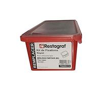 Restagraf - Kit de Fixations pour Hayon BERLINGO, PARTNER (B9) VP/VU Tous Modèles (05/2008 à Aujourd'hui) - Kit Complet pour Réparation ou Remplacement - Réf. 706001S
