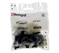 Restagraf - Kit de Fixations pour Moulures Latérales 205 GTI Toutes Versions (03/1984 à 01/1994) - Réf. 604010X - Sachet de 70 Pièces