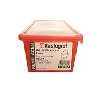 Restagraf - Kit de Fixations pour Porte DELTA Tous Modèles (07/2008 à 07/2014) - Kit Complet pour Réparation ou Remplacement - Réf. 714001A