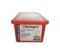 Restagraf - Kit de Fixations pour Porte FOCUS (CEW) Tous Modèles (03/2015 à Aujourd'hui) - Kit Complet pour Réparation ou Remplacement - Réf. 715006A
