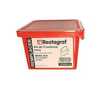 Restagraf - Kit de Fixations pour Porte IBIZA (6J) Tous Modèles (06/2008 à 06/2017) - Kit Complet pour Réparation ou Remplacement - Réf. 709001A
