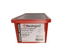 Restagraf - Kit de Fixations pour Porte Lat/ Coul/ TRAFIC III Tous Modèles (06/2014 à Aujourd'hui) - Réf. 701017A - Boîte de 72 Pièces