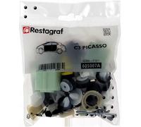 Restagraf - Kit de Fixations pour Portes C3 PICASSO Toutes Versions (02/2009 à 07/2017) - Kit Complet pour Réparation ou Remplacement - Réf. 605007A