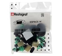 Restagraf - Kit de Fixations pour Portes ESPACE IV Toutes Versions (09/2002 à 12/2014) - Kit Complet pour Réparation ou Remplacement - Réf. 601007A
