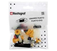 Restagraf - Kit de Fixations pour Portes GRANDE PUNTO/PUNTO EVO (10/2005 à 12/2018) - Kit Complet pour Réparation ou Remplacement - Réf. 612005A