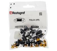Restagraf - Kit de Fixations pour Portes POLO (6R) Toutes Versions (09/2009 à 09/2017) - Kit Complet pour Réparation ou Remplacement - Réf. 608001A