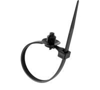 Restagraf - Lanière Plastique 180 x 4,5 mm à Ancrage - Collier de Serrage Automobile pour Trou Rond de 6,5 m - Compatible Plusieurs Marques de Véhicules - Réf. 10514 - Sachet de 12