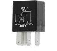 Restagraf - Micro-Relais Électrique Inverseur à Résistance - 20/10 A et 12 V - Pour Circuits Automobiles - Commande de Feux, Klaxons, Ventilateurs - Réf. 17078 - Blister de 1