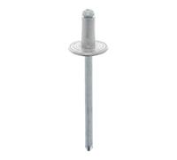 Restagraf - Rivet Tête Large Aluminium & Tige Acier - Diamètre 4 mm - Longueur 8 mm - Réf. 4313 - Boîte de 500