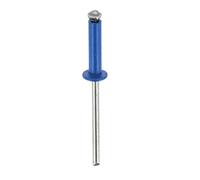 Restagraf - Rivets Épanouis Bleus pour Plaques d'Immatriculation - Diamètre 4 mm - Longueur 16 mm - Réf. 4930 - Boîte de 250