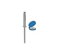 Restagraf - Rivets Expansés avec Chapos Bleus pour Plaques d'Immatriculation - Diamètre 4 mm - Fixation Durable sur Carrosserie ou Support Plastique - Réf. 4511 - Boîte de 300