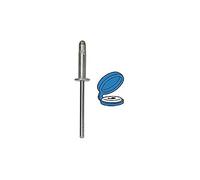 Restagraf - Rivets Expansés avec Chapos Bleus pour Plaques d'Immatriculation - Diamètre 4 mm - Fixation Durable sur Carrosserie ou Support Plastique - Réf. 4542 - Sachet de 40