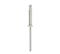 Restagraf - Rivets Expansés Blancs pour Plaques d'Immatriculation - Diamètre 4 mm - Fixation Durable sur Carrosserie ou Support Plastique - Réf. 4522 - Boîte de 250