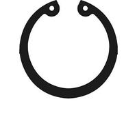 Restagraf - Segment d'Arrêt pour Arbres et Axes - 36 x 1,5 mm - DIN 472 - Montage en Gorge Intérieure - Acier XC75 - Fixation Mécanique Fiable et Rapide - Réf. 7335 - Sachet de 10