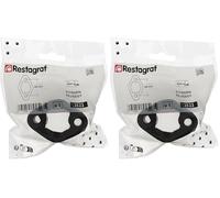 Restagraf - Silent Bloc d'Échappement - Longueur 63 mm - Support Antivibratoire pour Ligne ou Pot - Compatible avec Citroën, Peugeot (Certains Véhicules) - Réf. 2523 - Sachet de 1 (Lot de 2)
