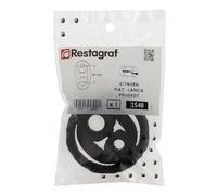 Restagraf - Silent Bloc d'Échappement - Longueur 70 mm - Support Antivibratoire pour Ligne ou Pot - Compatible avec Citroën, Fiat, Lancia, Peugeot (Certains Véhicules) - Réf. 2540 - Sachet de 1