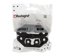 Restagraf - Silent Bloc d'Échappement - Longueur 87 mm - Support Antivibratoire pour Ligne ou Pot - Compatible avec Fiat, Lancia, Renault (Certains Véhicules) - Réf. 2507 - Sachet de 2