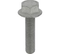 Restagraf - Vis à Métaux Tête Hexagonale à Embase - M6-1.00 x 25 mm - Acier Classe 8.8 - DIN 6921 - Fixation Pièces Mécaniques, Carrosserie - Réf. 7165 - Sachet de 10