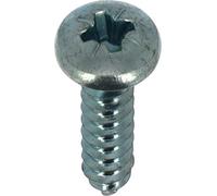 Restagraf Vis à Tôle Tête Cylindrique Bombée Pozi Zn Blanc St 4,8x19 mm Din 7981 Compatible avec Tout Type de Véhicule (Pack de 18 Pcs)