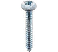 Restagraf Vis à Tôle Tête Cylindrique Bombée Pozi Zn Blanc St 4,2x32 mm Din 7981 Compatible avec Tout Type de Véhicule (Pack de 35 Pcs)