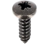 Restagraf - Vis à Tôle - Tête Cylindrique Bombée Pozidrive - Acier Zingué Noir - Standard DIN 7981 - Fixation Carrosserie - Réf. 694 - Sachet de 40