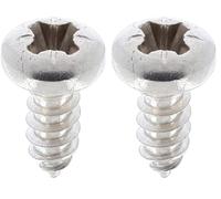 Restagraf - Vis à Tôle - Tête Cylindrique Bombée Pozidrive - Inox - Standard DIN 7981 - Fixation Carrosserie - Réf. 7025 - Sachet de 30 (Lot de 2)