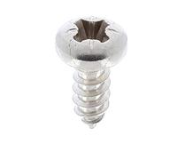 Restagraf - Vis à Tôle - Tête Cylindrique Bombée Pozidrive - Inox - Standard DIN 7981 - Fixation Carrosserie - Réf. 7025 - Sachet de 30