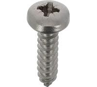 Restagraf - Vis à Tôle - Tête Cylindrique Bombée Pozidrive - Inox - Standard DIN 7981 - Fixation Carrosserie - Réf. 7105 - Sachet de 15