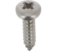 Restagraf - Vis à Tôle - Tête Cylindrique Bombée Pozidrive - Inox - Standard DIN 7981 - Fixation Carrosserie - Réf. 7080 - Sachet de 20